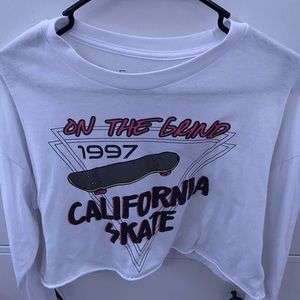 California Skate Crop Top